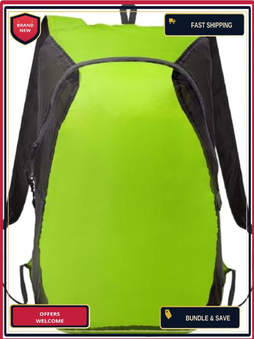 Packable Lightweight Travel Daypack Hiking Backpack Nylon